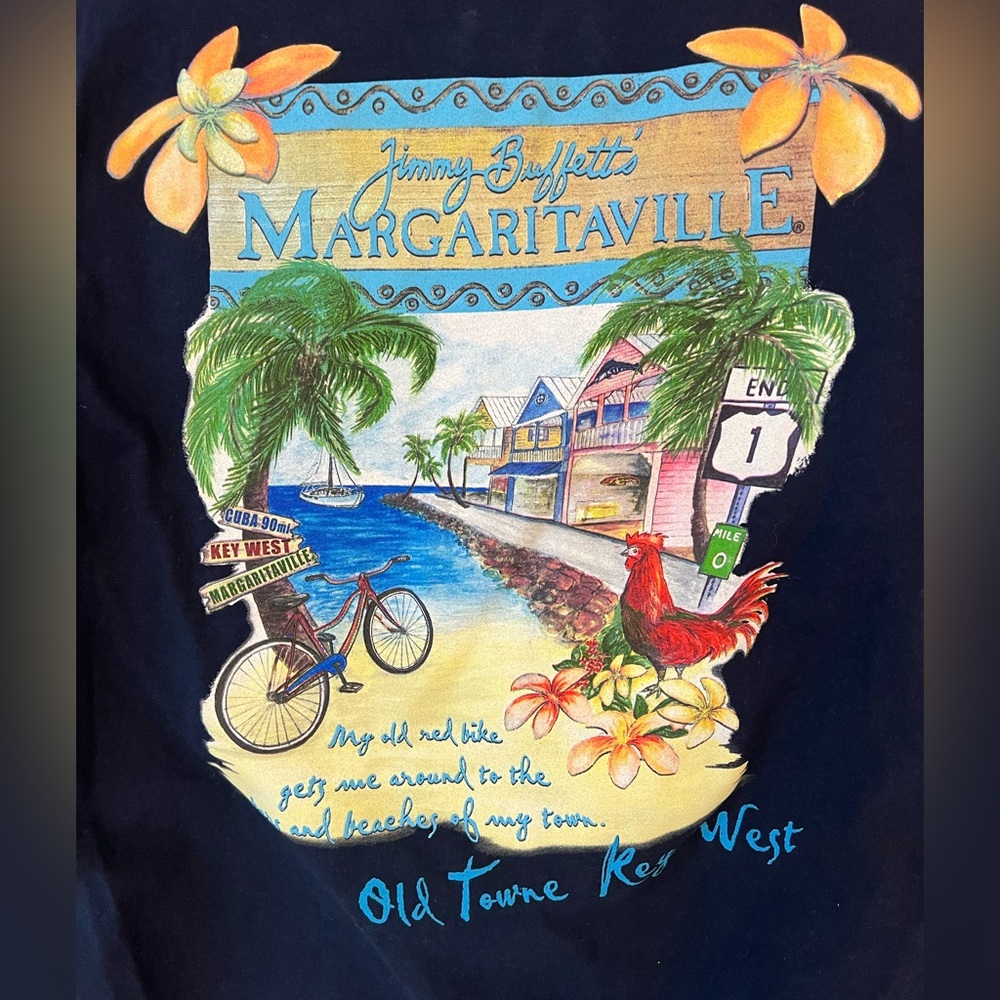 Margaritaville Key West Tee Shirt Women’s Large - Picture 4 of 7